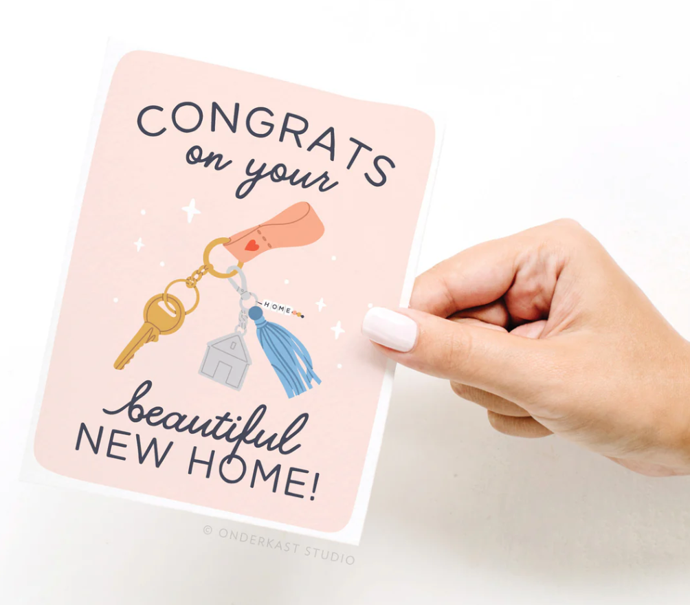 Congrats On Your Beautiful New Home Card
