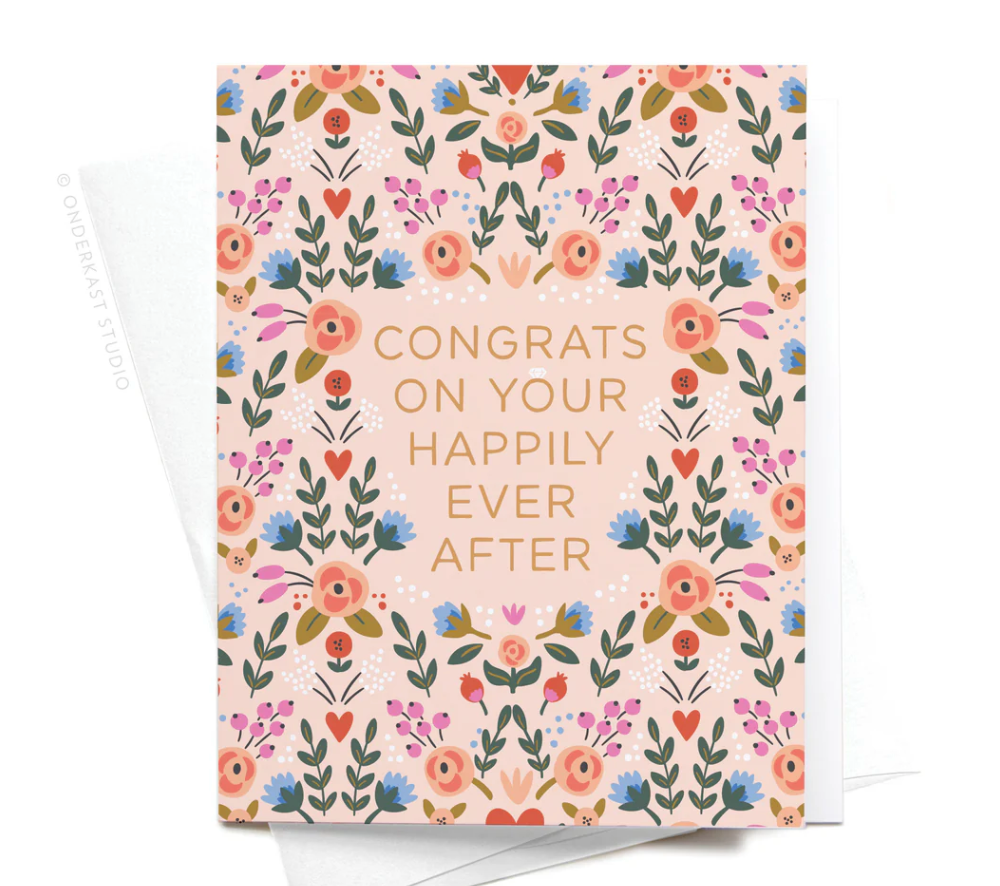 Congrats On Your Happily Ever After Card