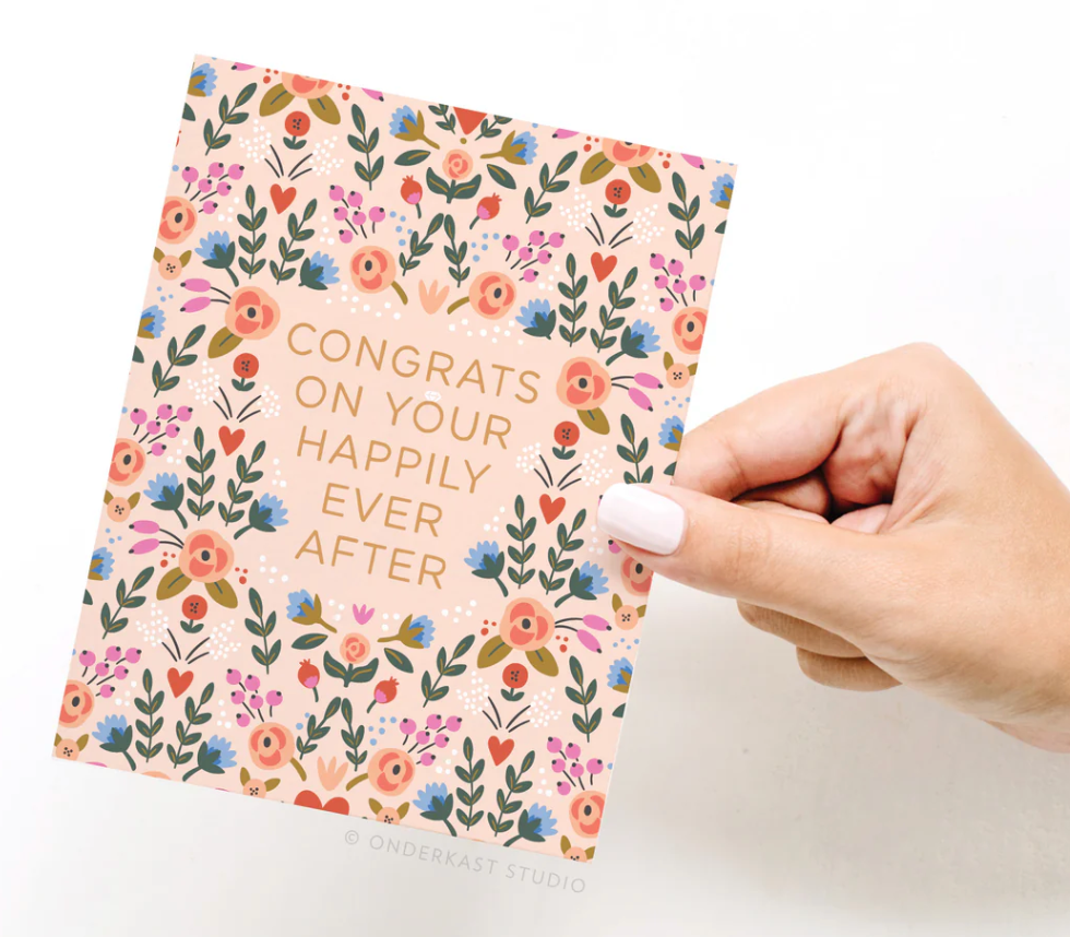 Congrats On Your Happily Ever After Card