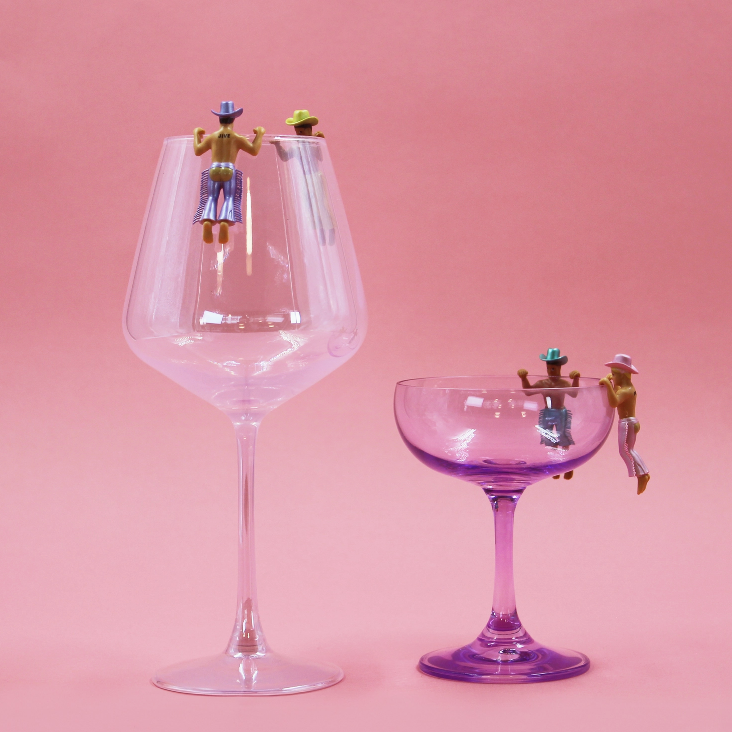Disco Cowboy Drink Markers