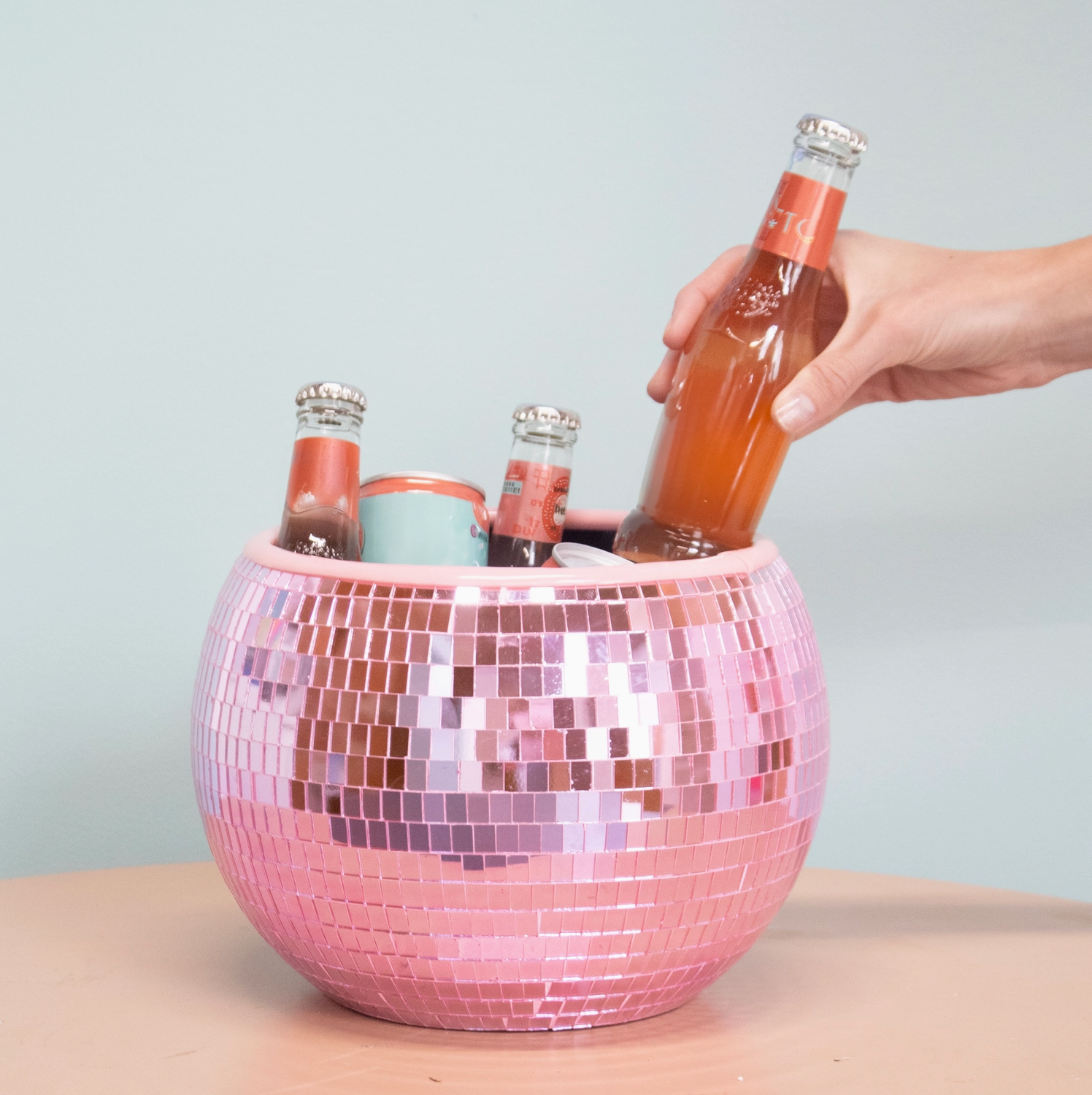 Pink Disco Ice Bucket