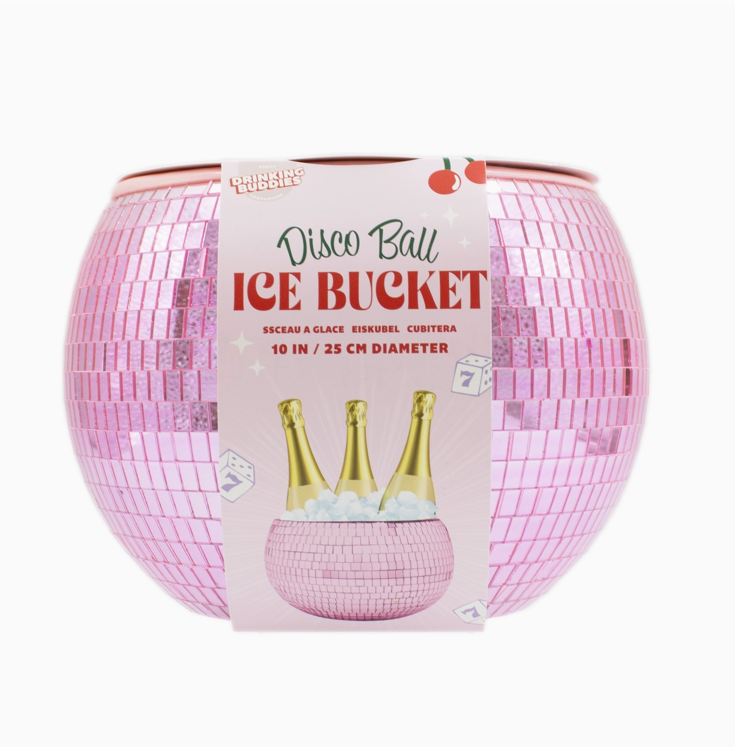 Pink Disco Ice Bucket