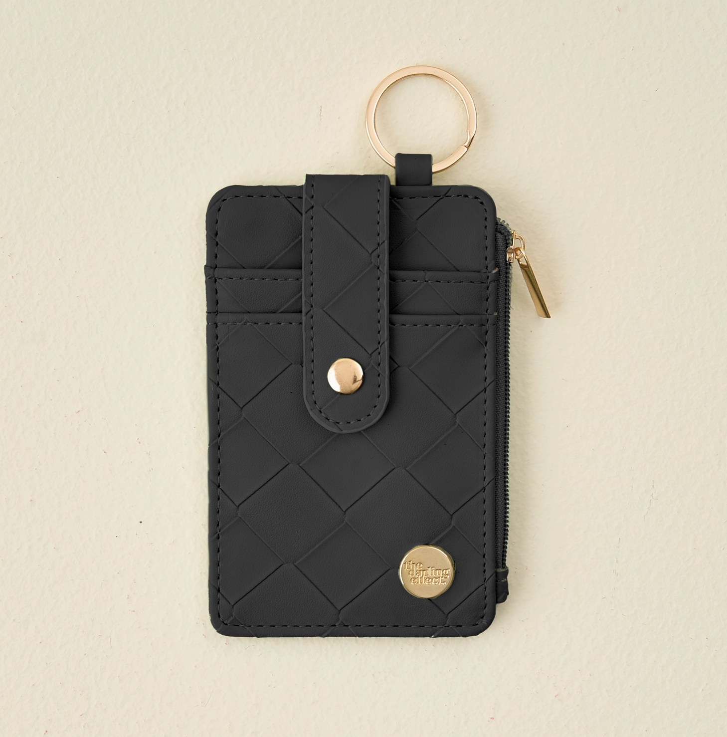 Keychain Wallet - Woven Black