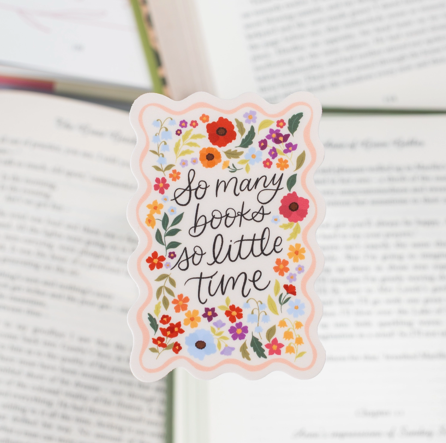 So Many Books So Little Time Sticker