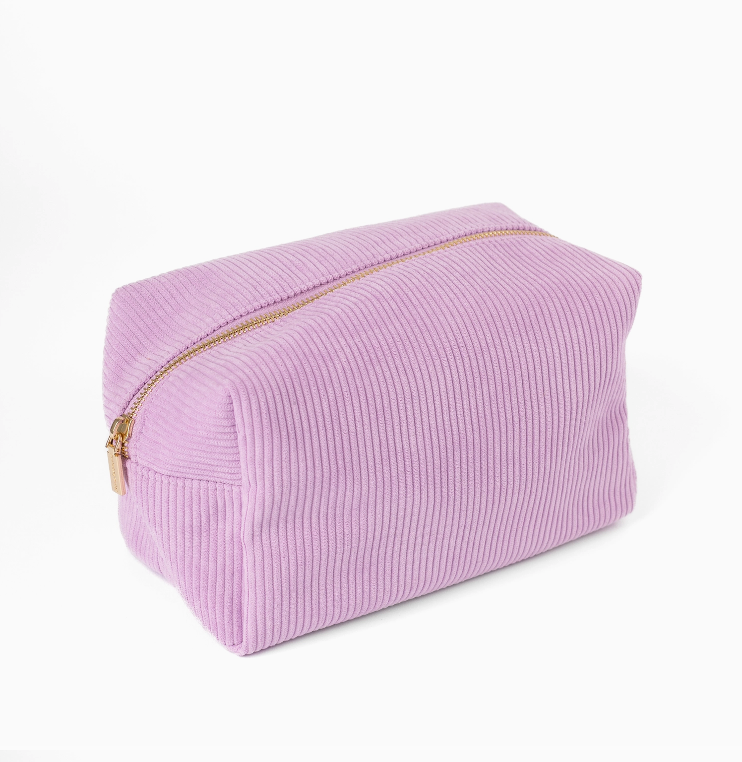 Lilac Corduroy Cosmetic Bag