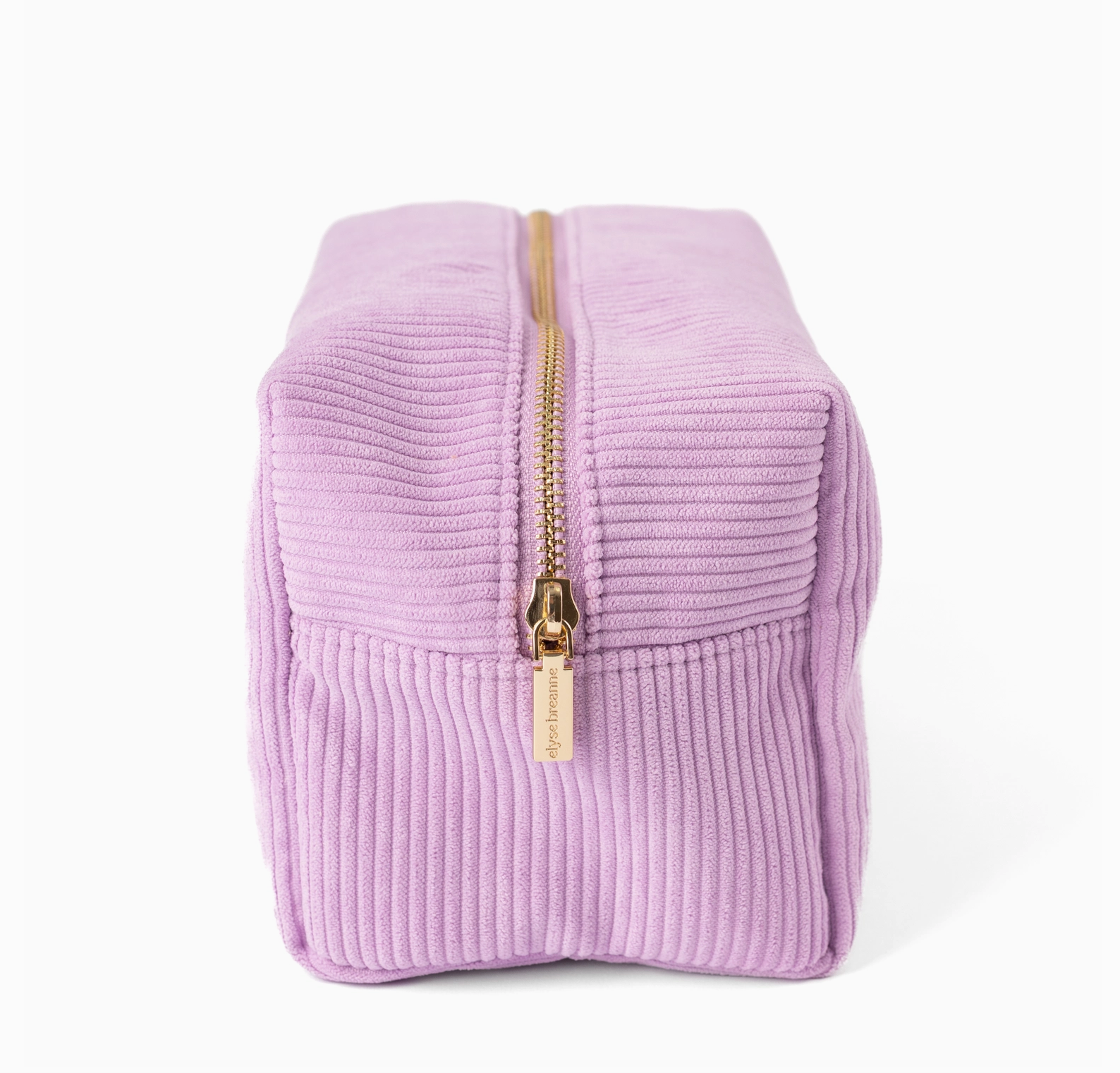 Lilac Corduroy Cosmetic Bag