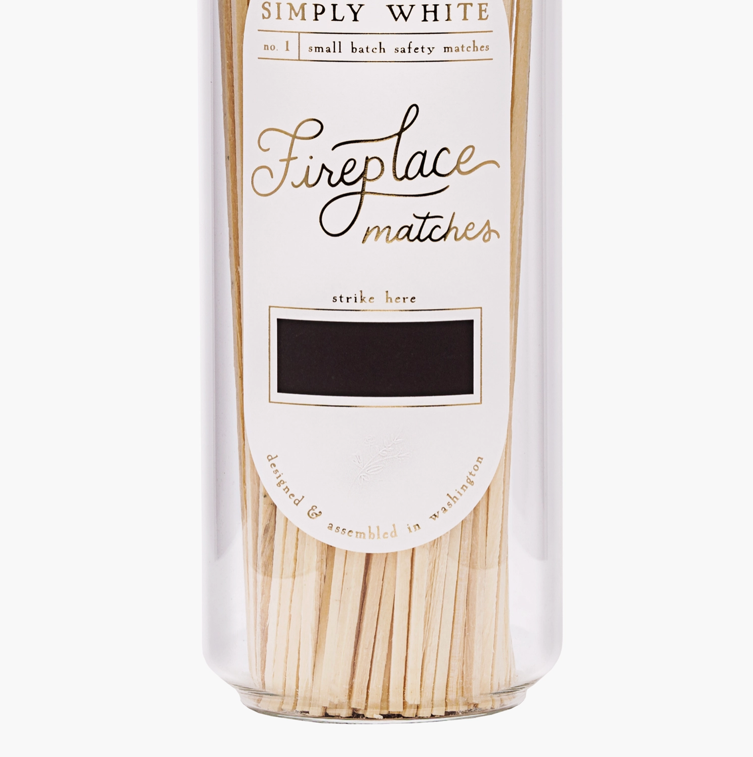 Fireplace Matches - White