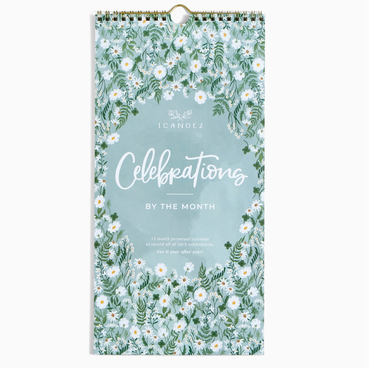 Celebrations By the Month Perpetual Spiral Wall Calendar