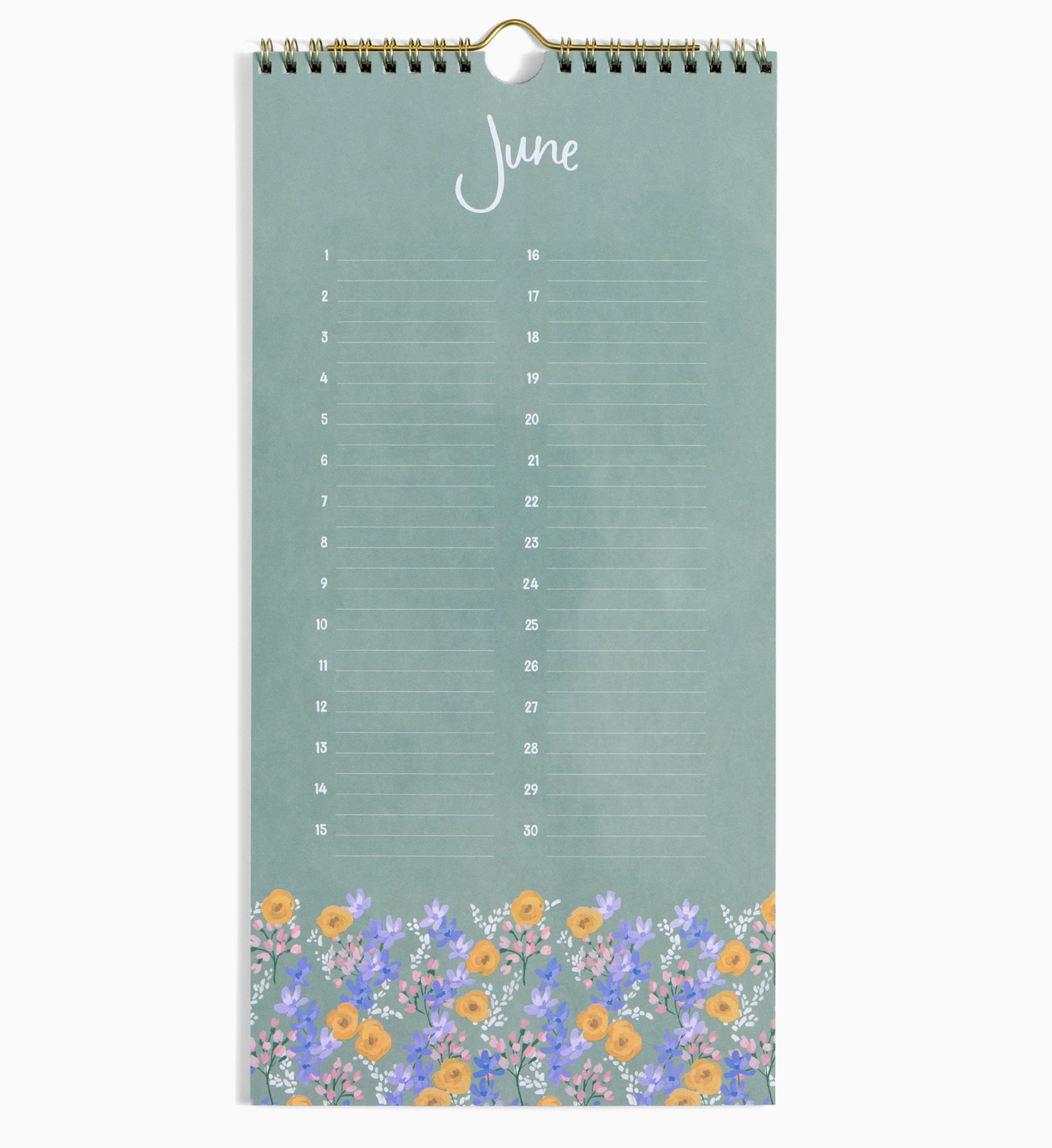 Celebrations By the Month Perpetual Spiral Wall Calendar