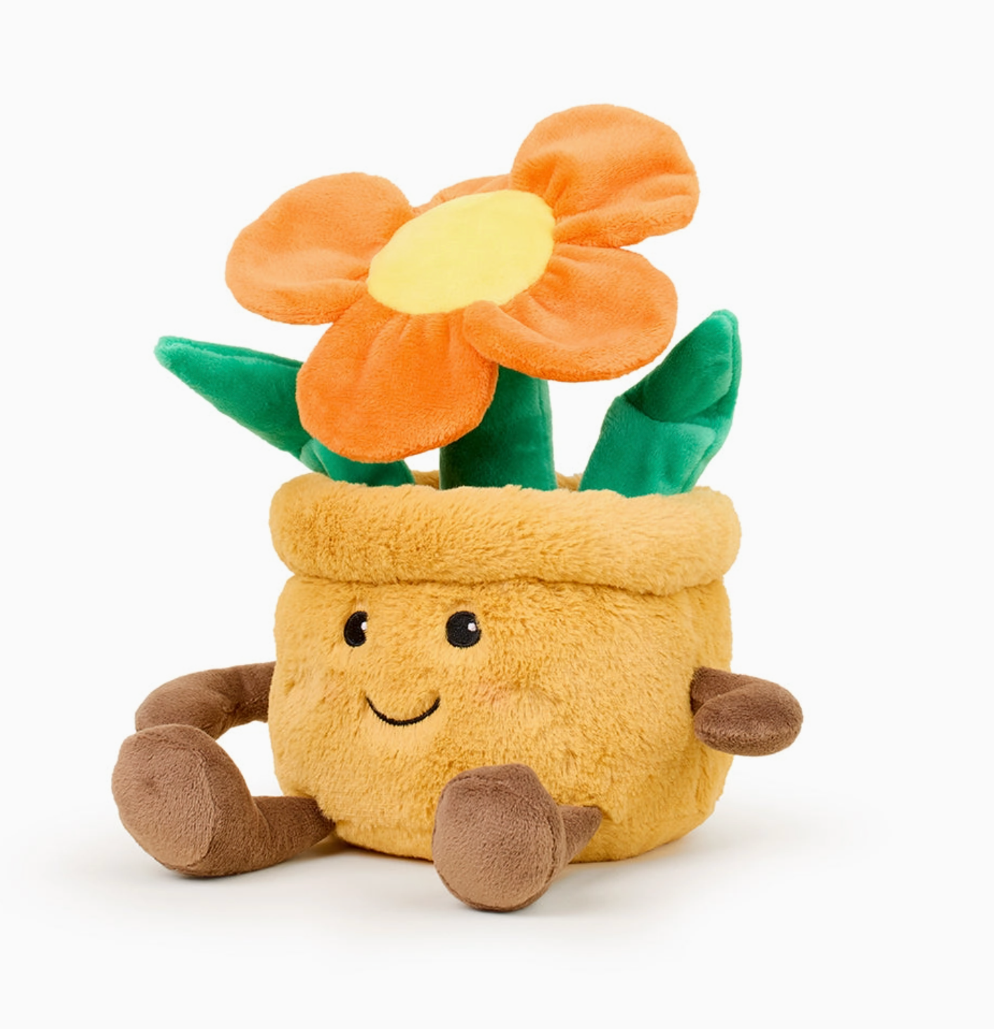 Orange Flower Pot Warmies