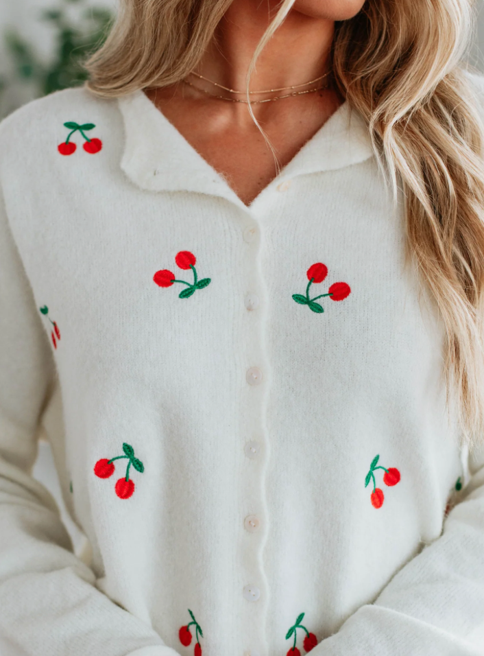 Cherry London Cardigan