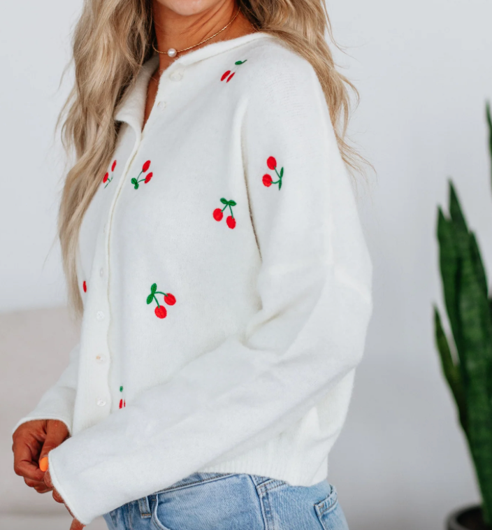 Cherry London Cardigan