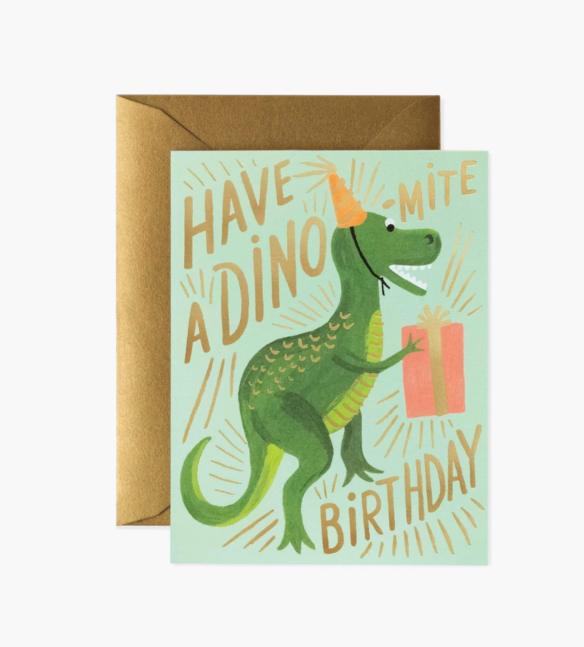 Dino-Mite Birthday Card