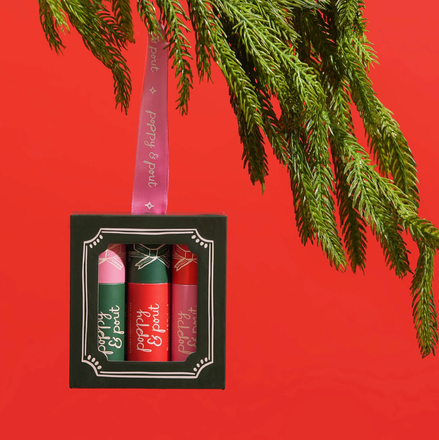 Lip Balm Trio - Holiday Edition Poppy & Pout