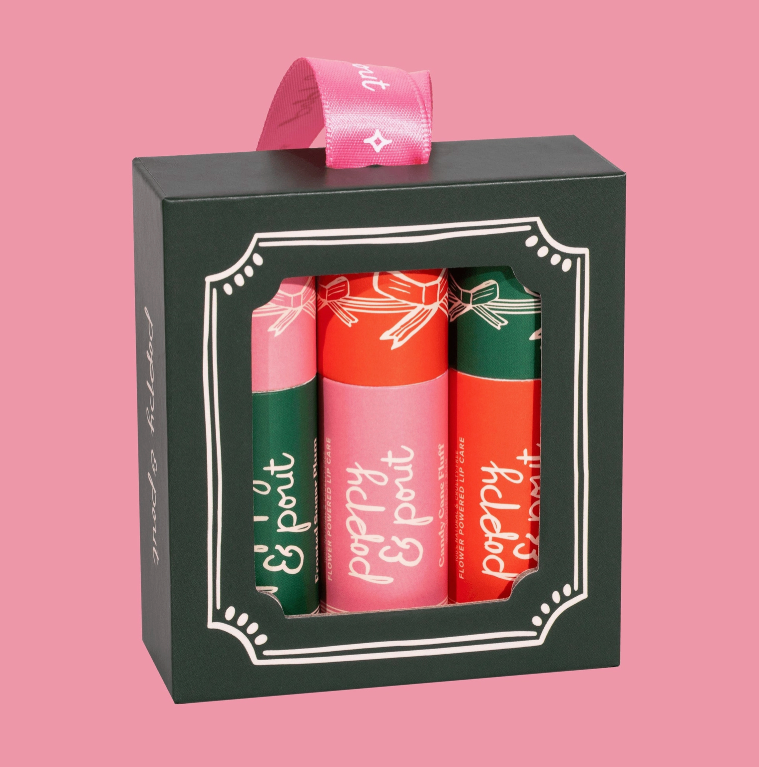 Lip Balm Trio - Holiday Edition Poppy & Pout