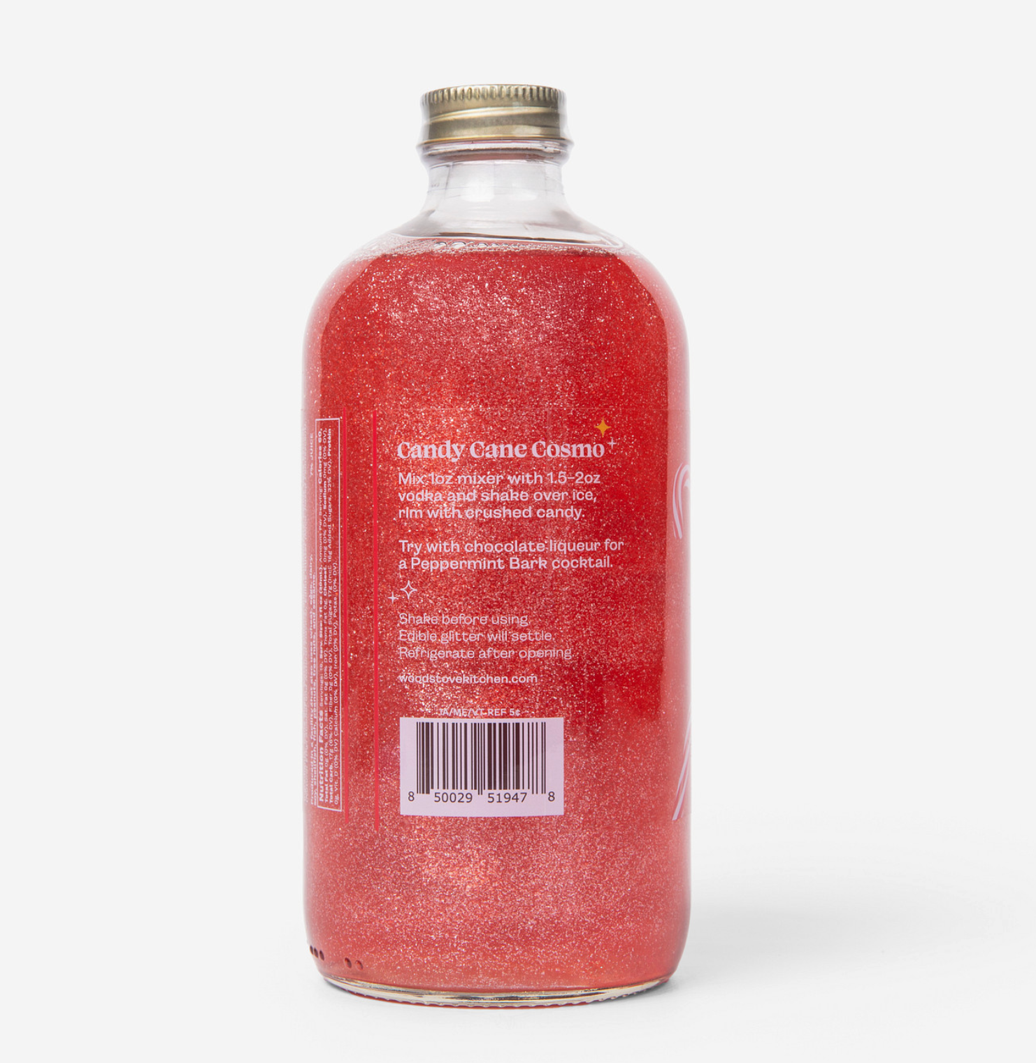 Candy Cane Sparkle Cocktail Mixer