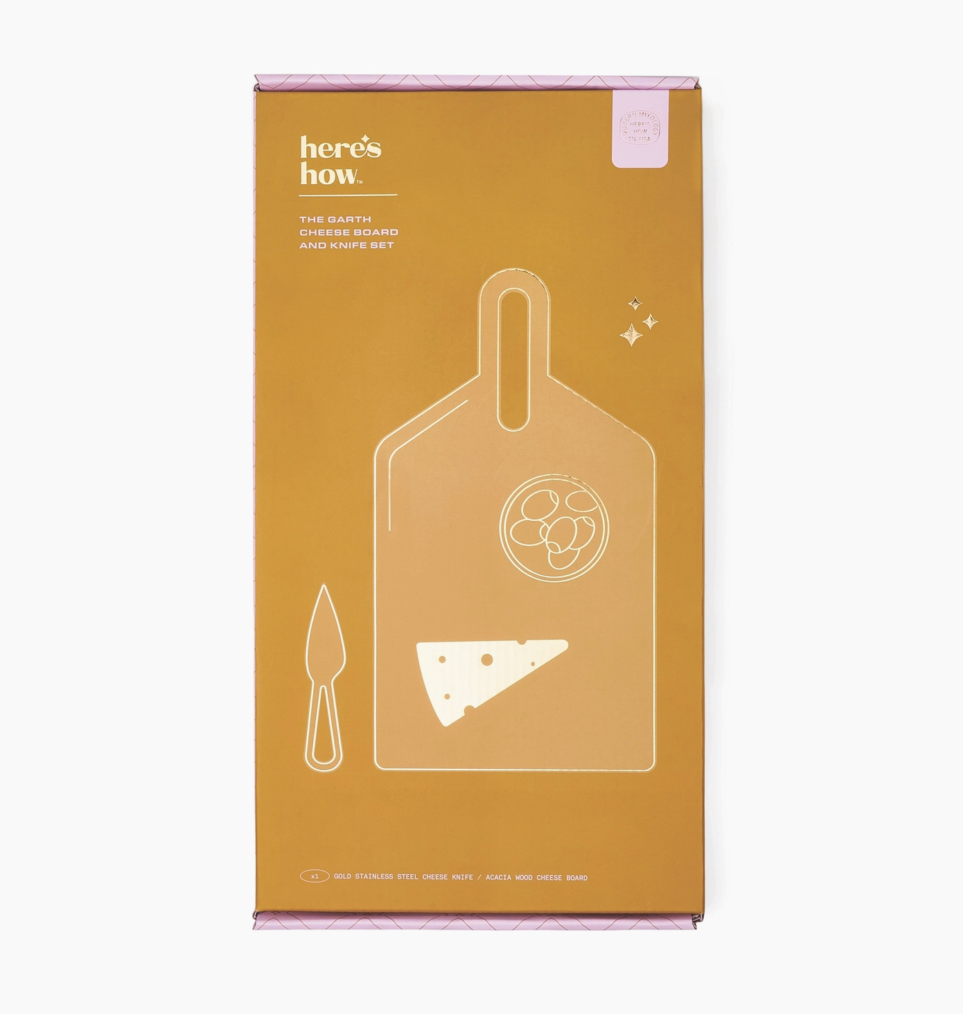 The Garth Cheese Board and Knife Set