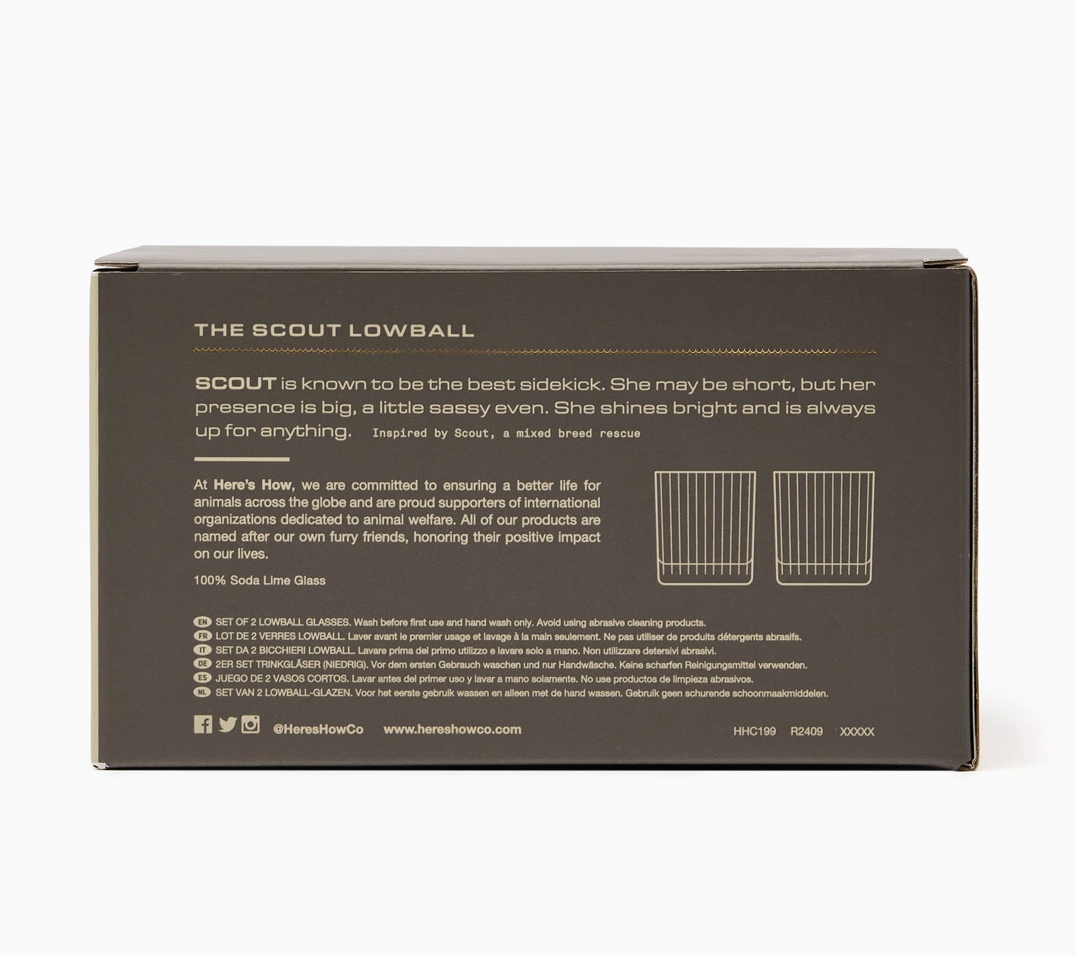The Scout Lowball Glass - Set of 2