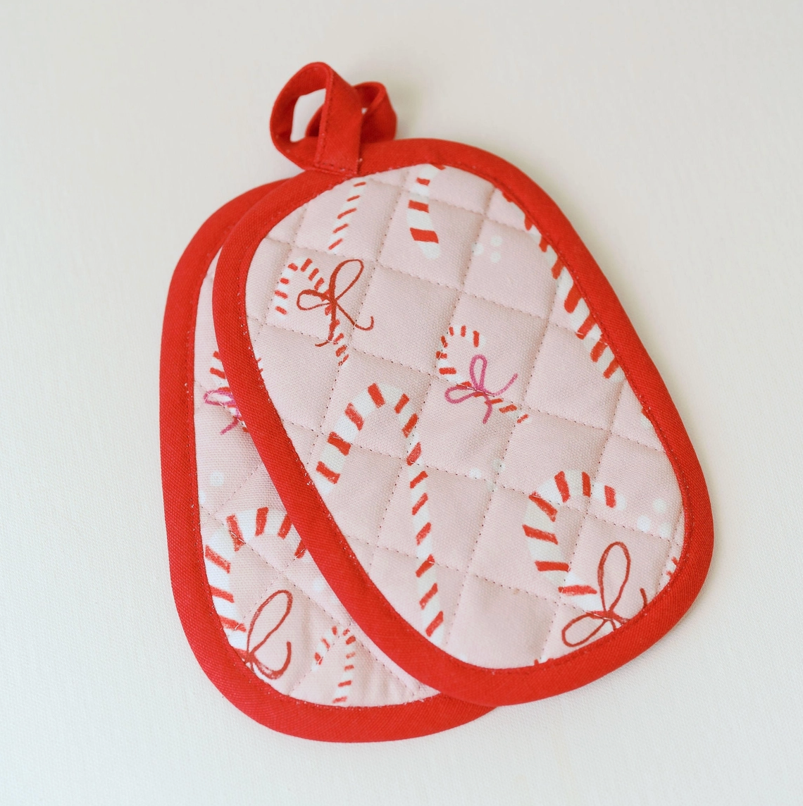 Candy Cane Mini Mitt Set