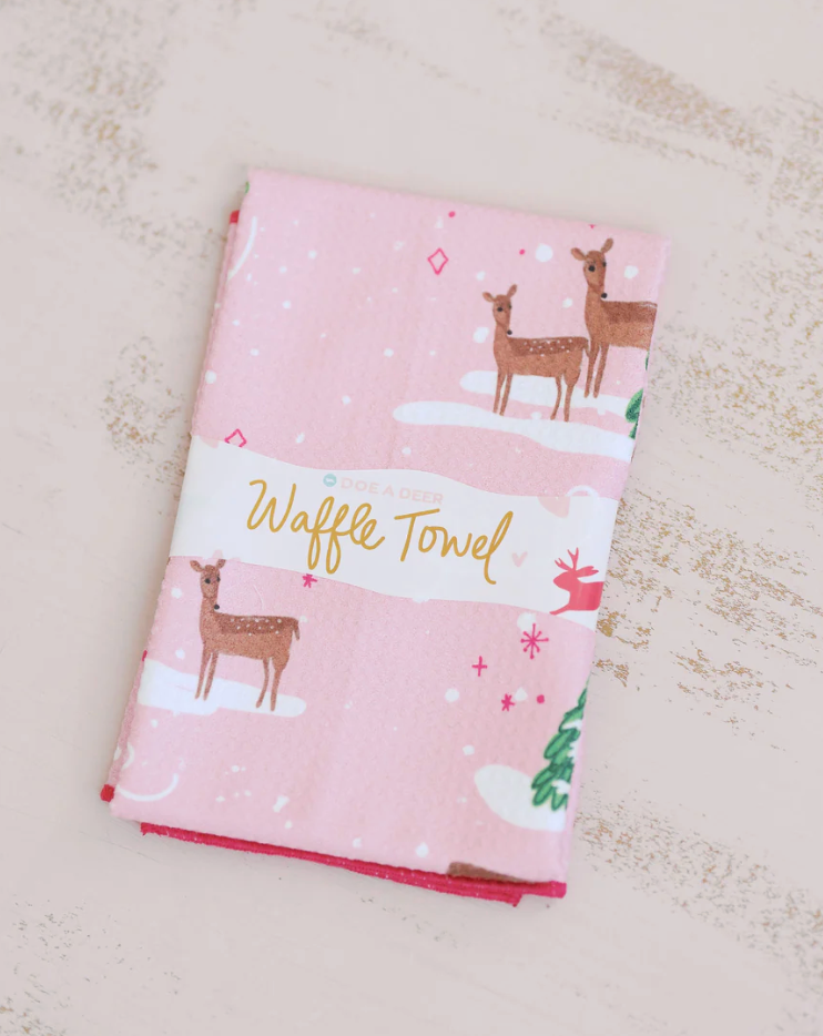 Forest Friends Waffle Towel