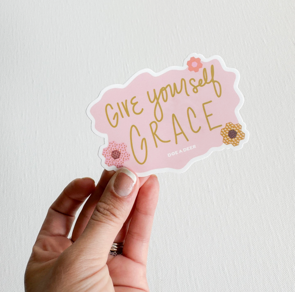 Give Yourself Grace Sticker