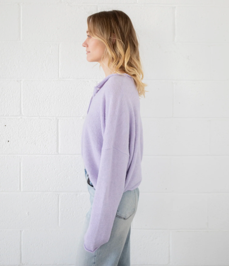 Lavender Piper Cardigan