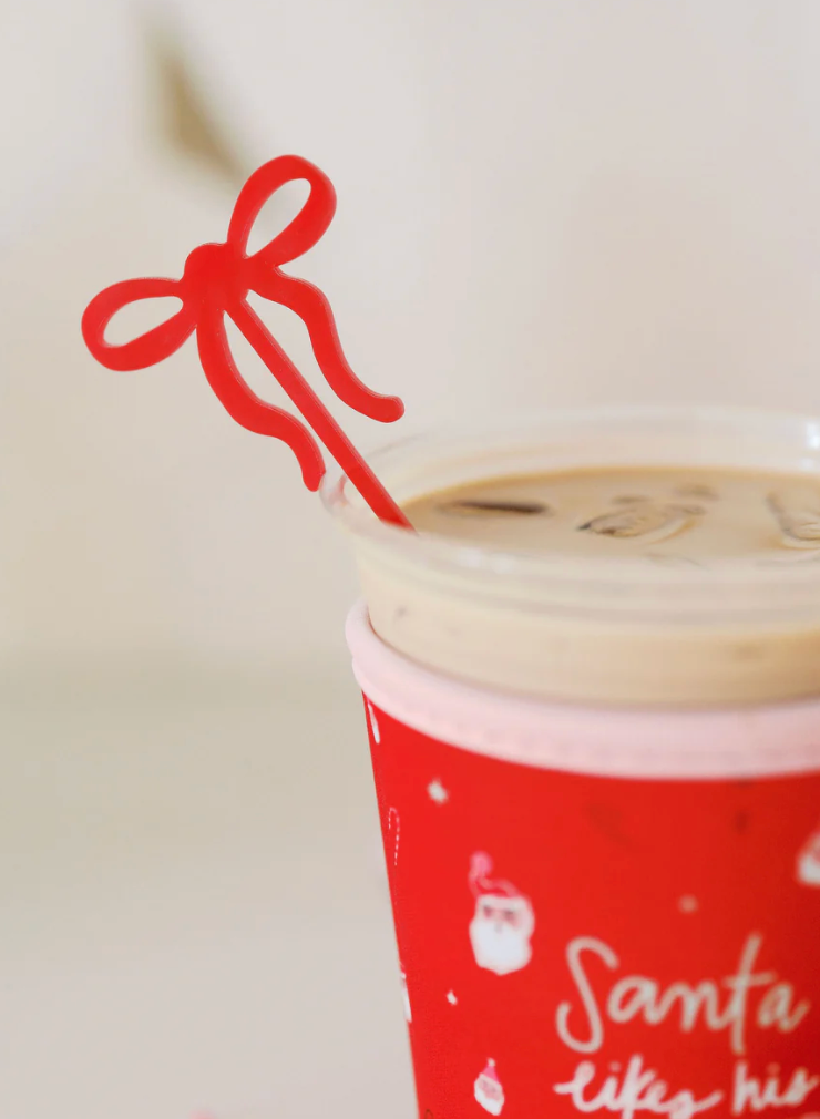 Santa Likes His Coffee Iced Drink Sleeve