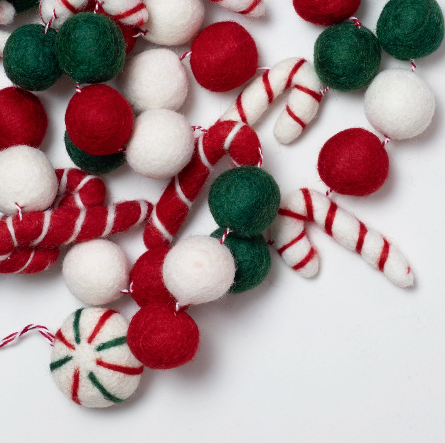 Candy Cane Garland