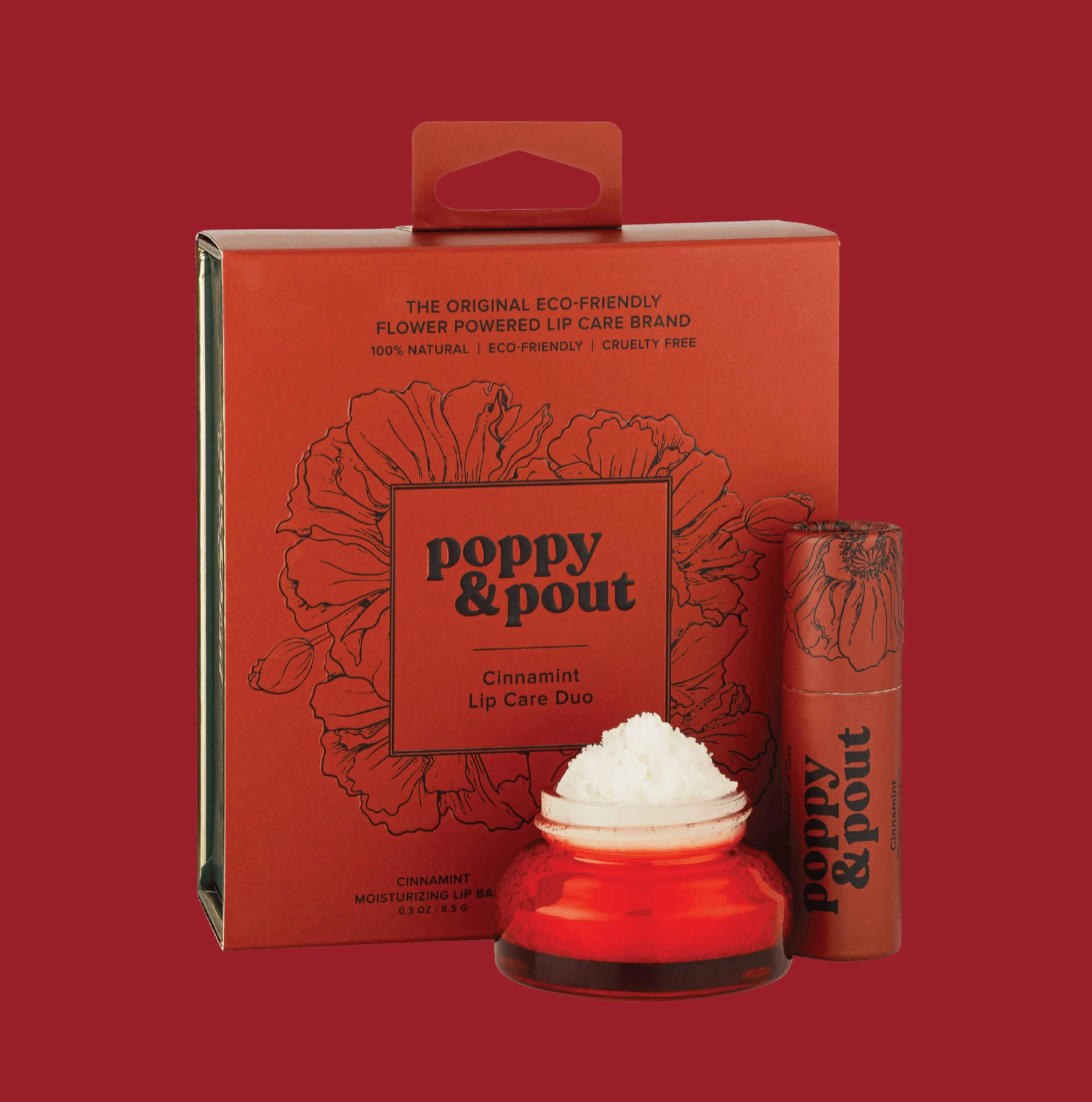Lip Care Poppy & Pout Duo - Cinnamint