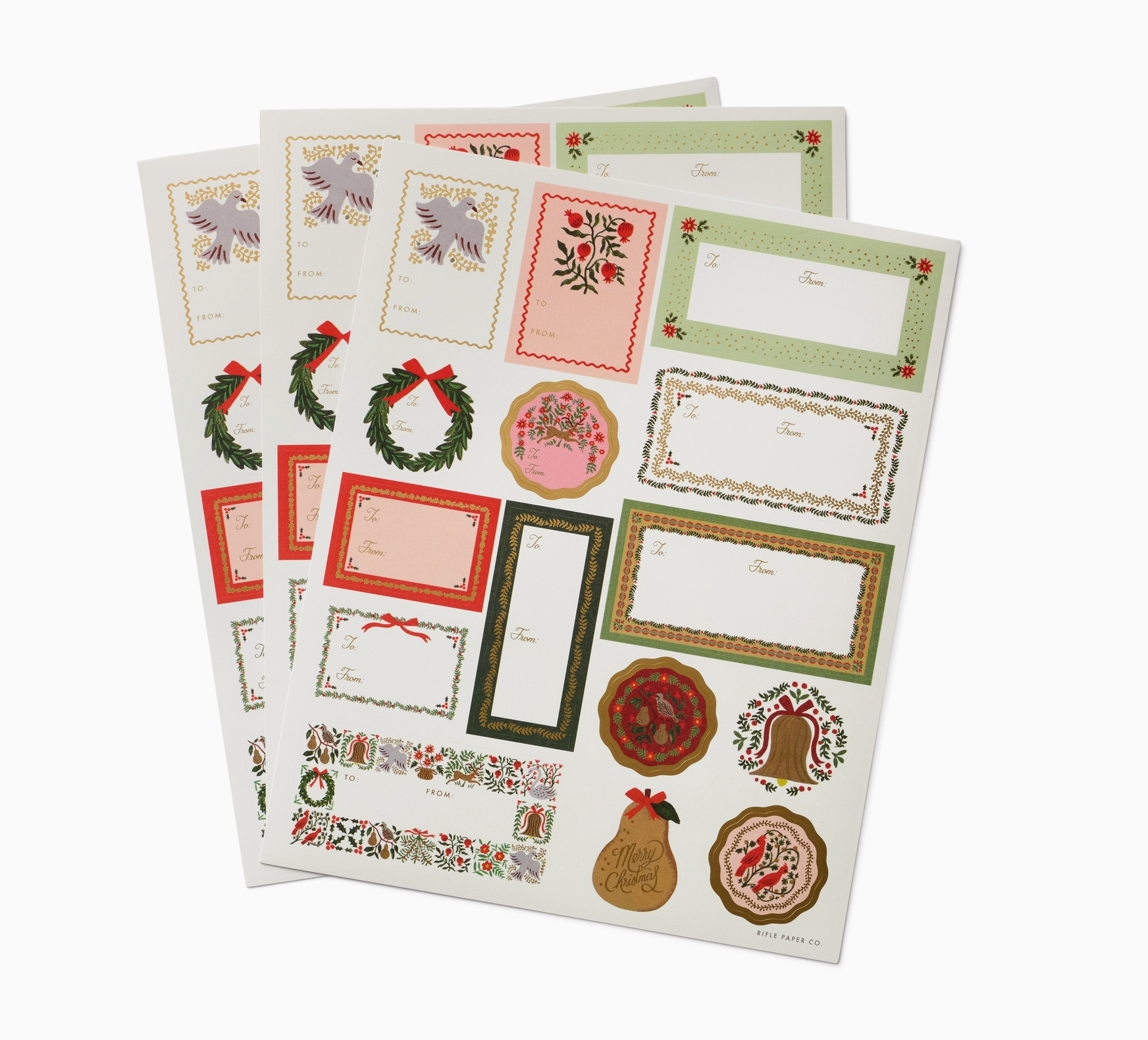 Christmastide Labels + Stickers
