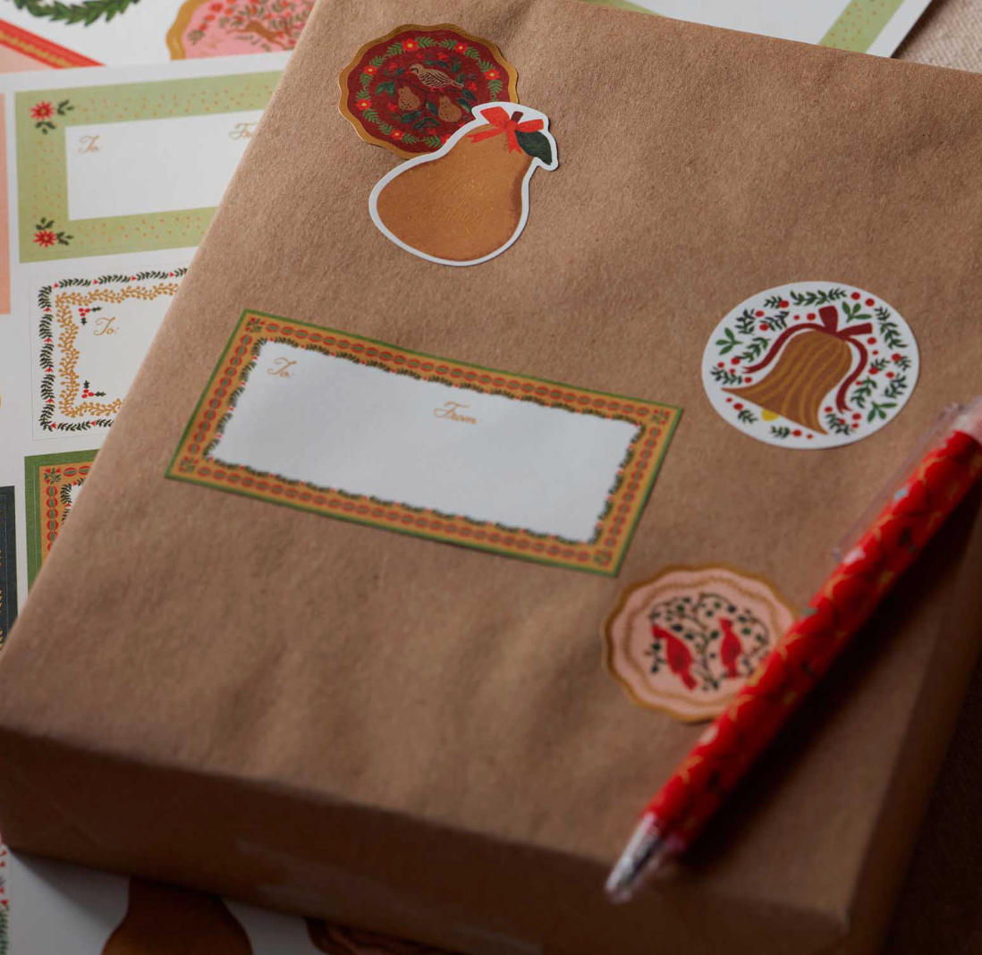 Christmastide Labels + Stickers