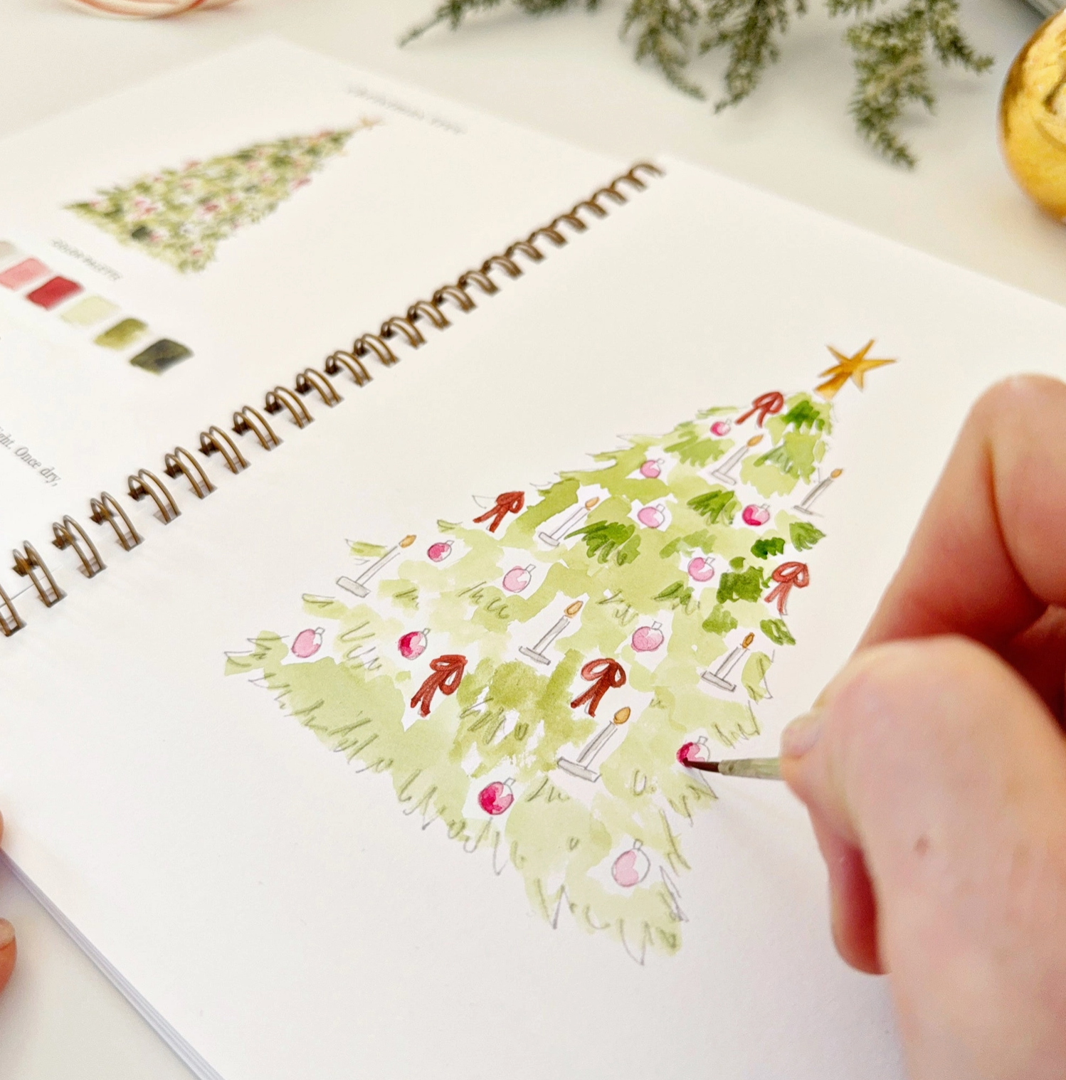 Nutcracker Watercolor Notebook