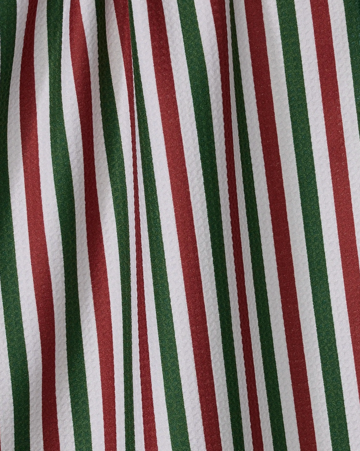 Ribbon Green + Red Towel