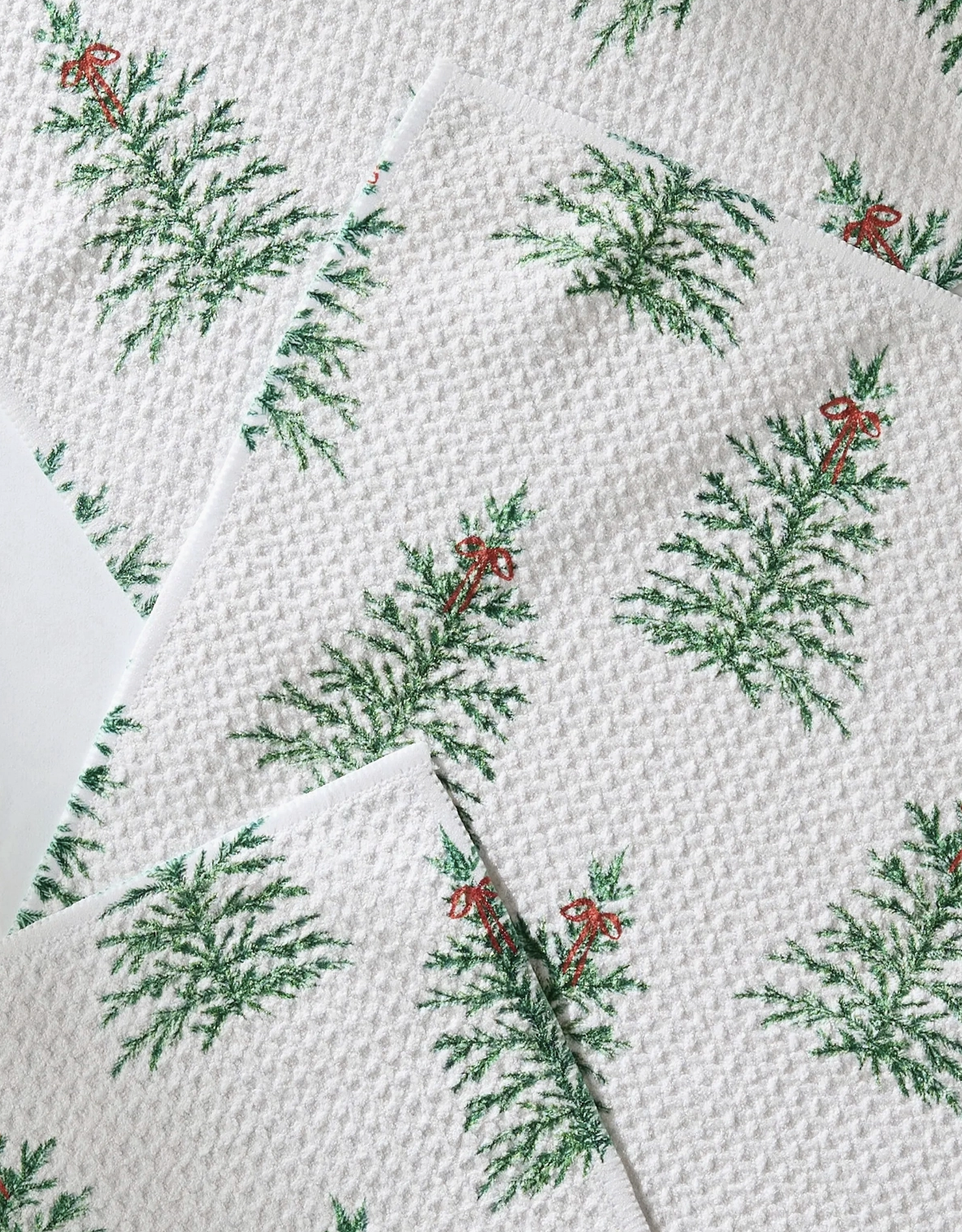 Pine Tree Dishcloth Set