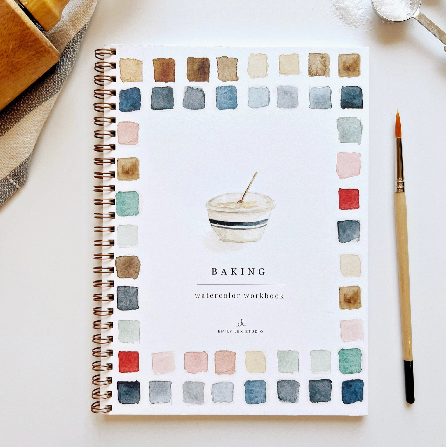 Baking Watercolor Notebook