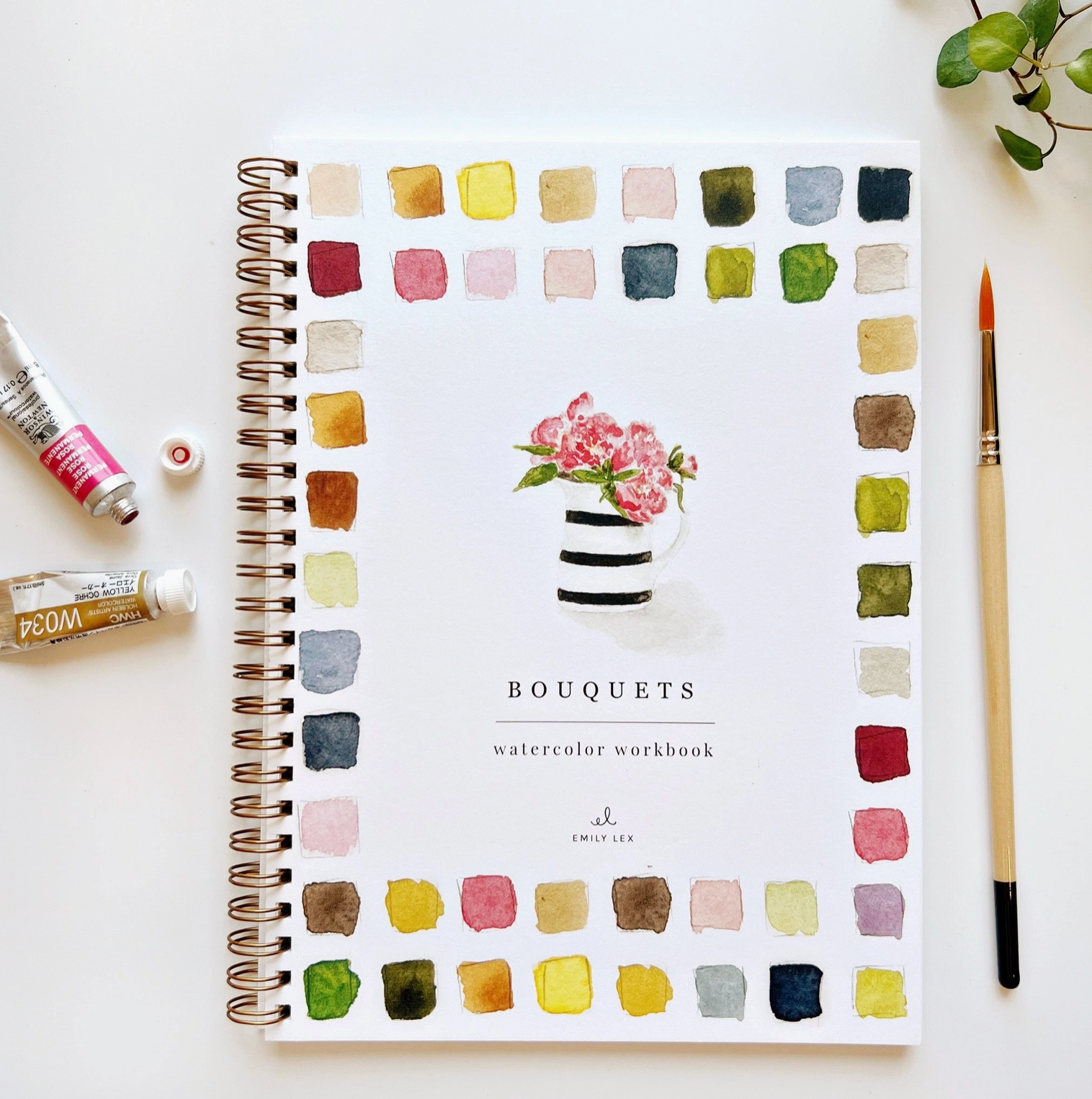 Bouquets Watercolor Notebook