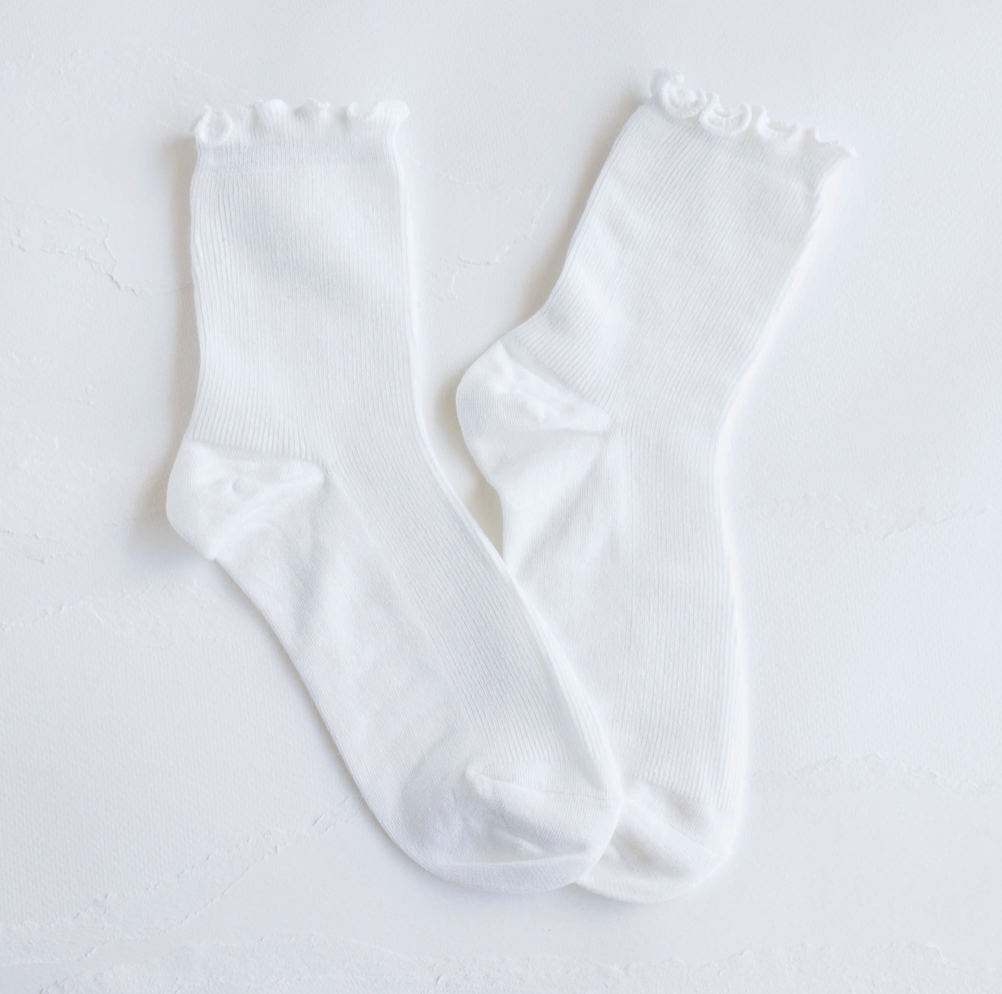 Wednesday Ruffle Socks