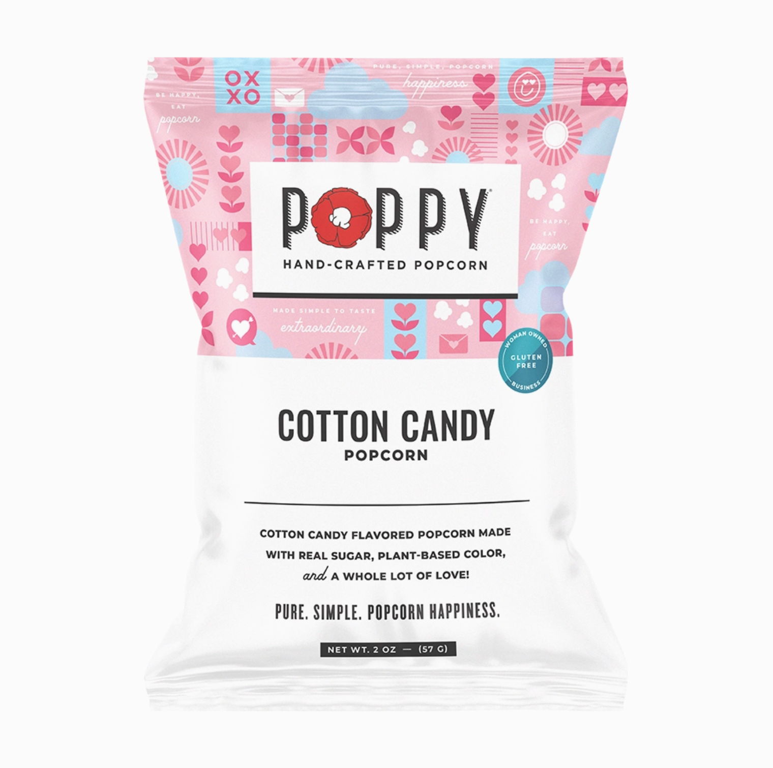 Cotton Candy Snack Bag Popcorn