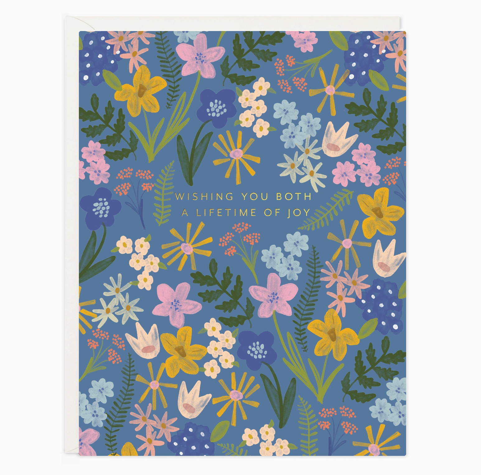 Wedding Floral Burst Card