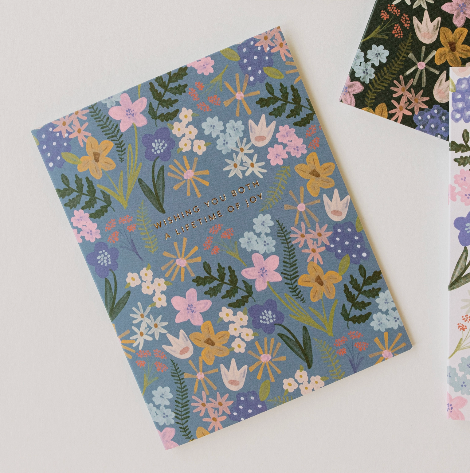 Wedding Floral Burst Card