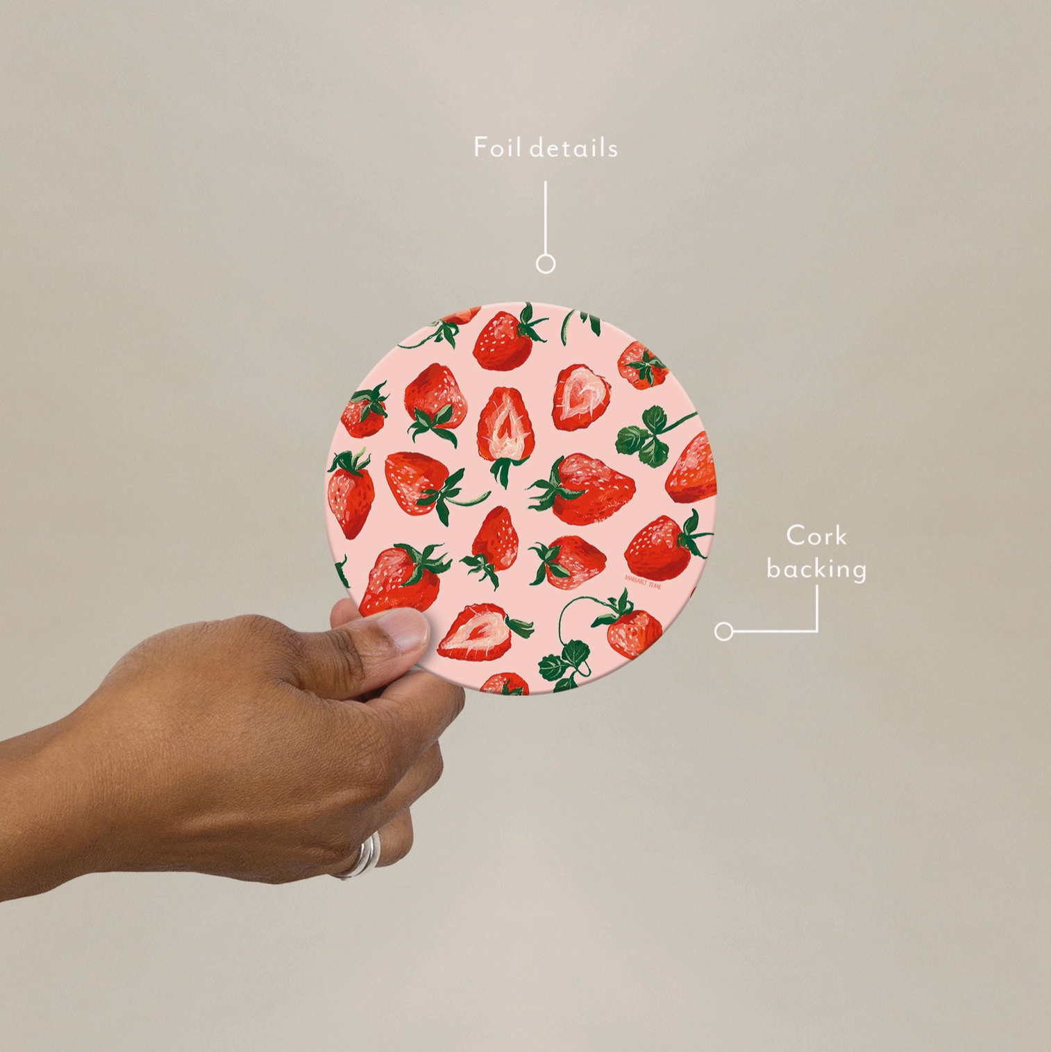Strawberries Coaster