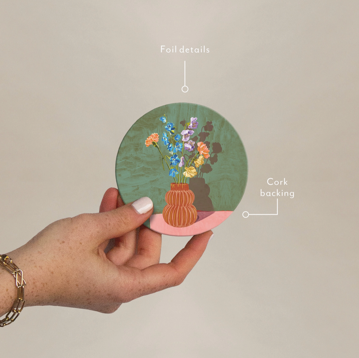 Sweet Days Vase Coaster