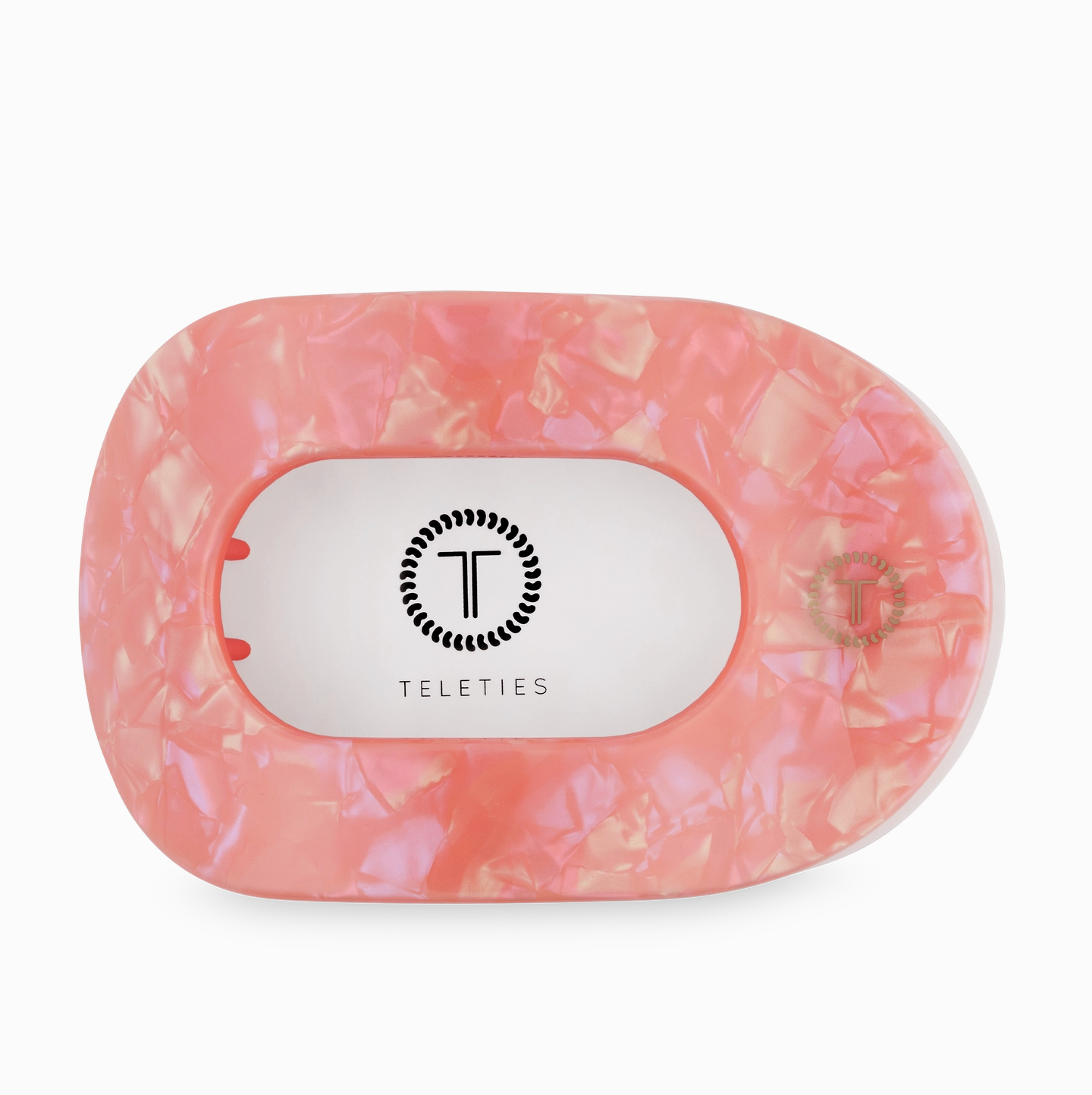 Flat Round Hair Clip - Dreamsicle