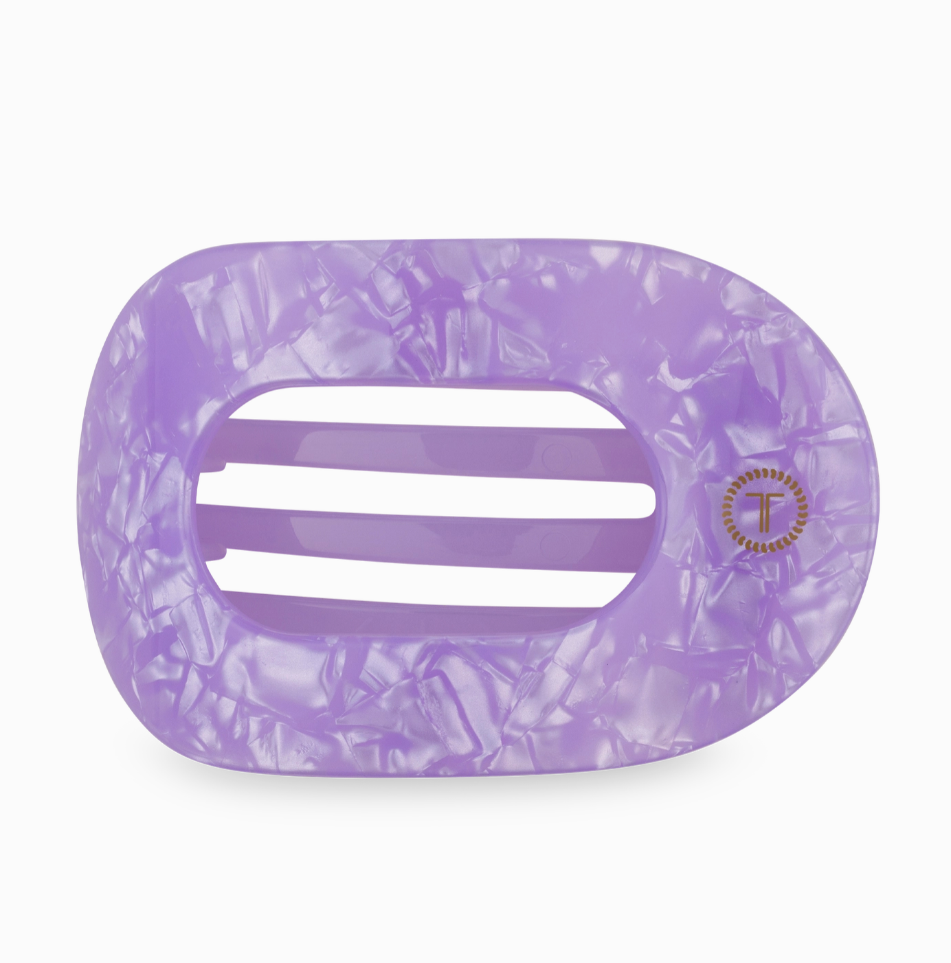 Flat Round Hair Clip - Lavender Mist
