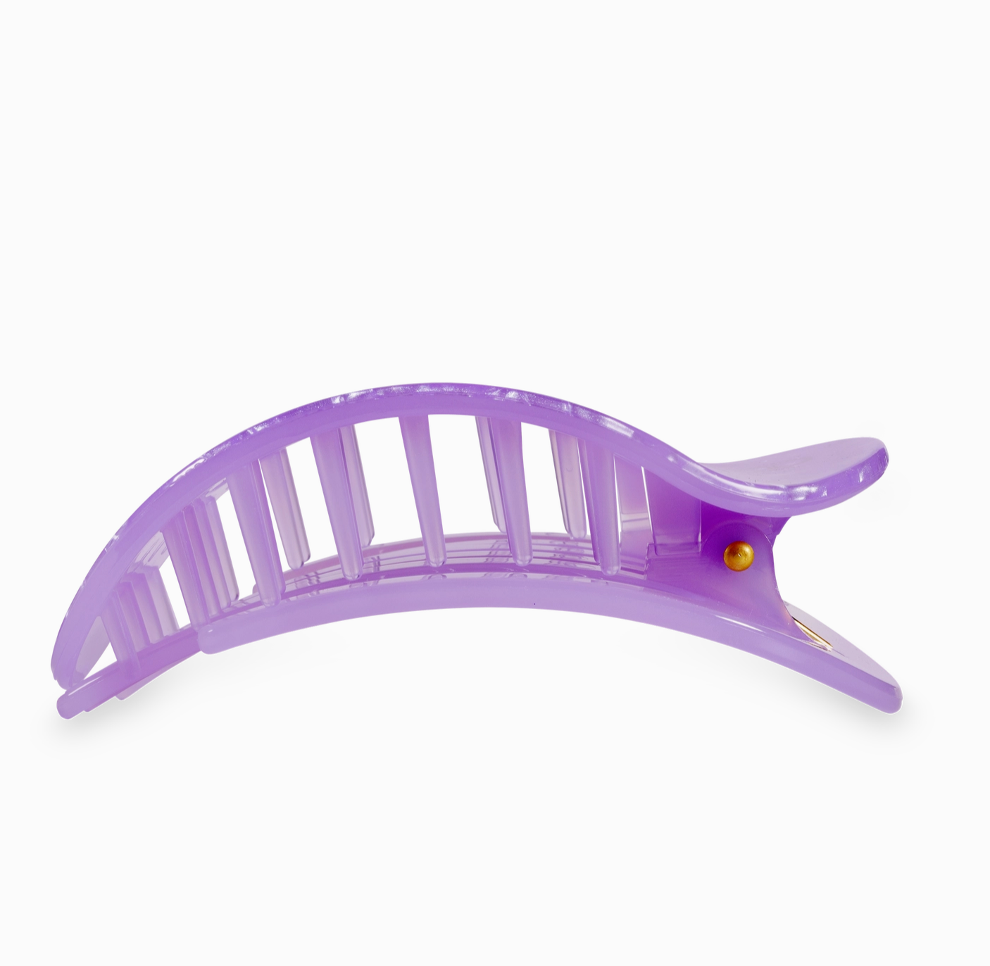 Flat Round Hair Clip - Lavender Mist