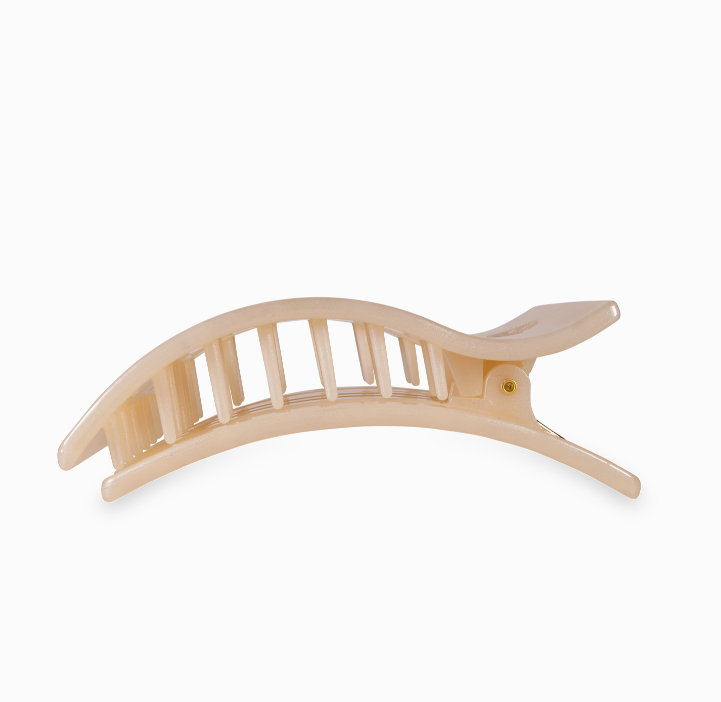Flat Rectangle Hair Clip- Soft Surf