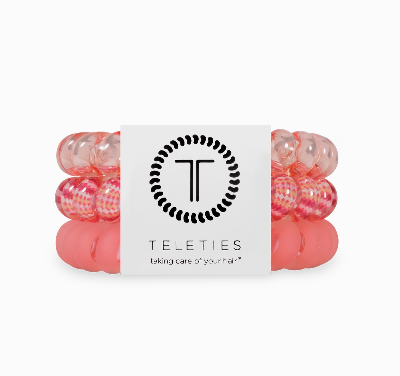 Spiral Hair Coils/Ties - Dreamsicle