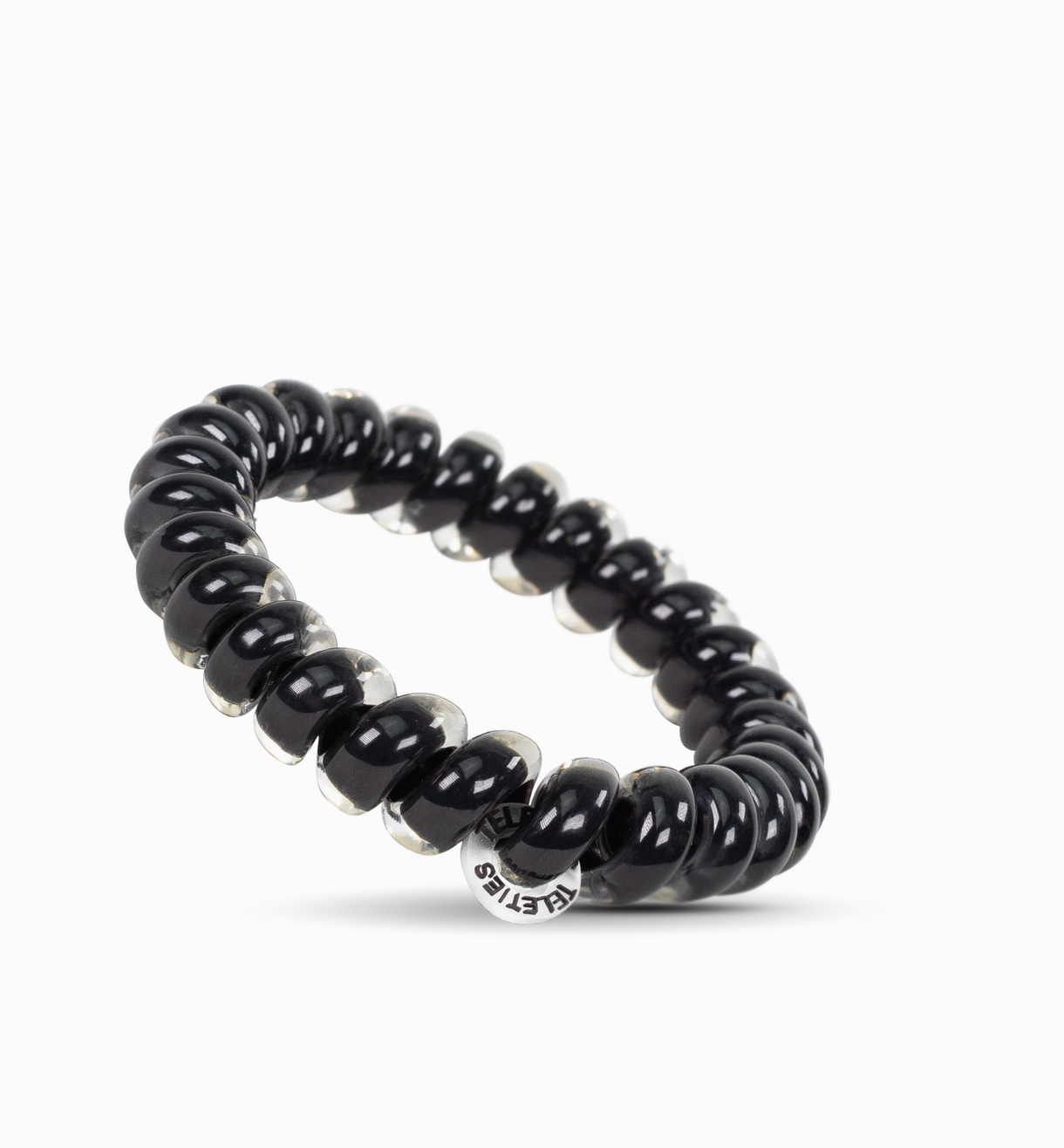 Spiral Hair Coils/Ties - Jet Black