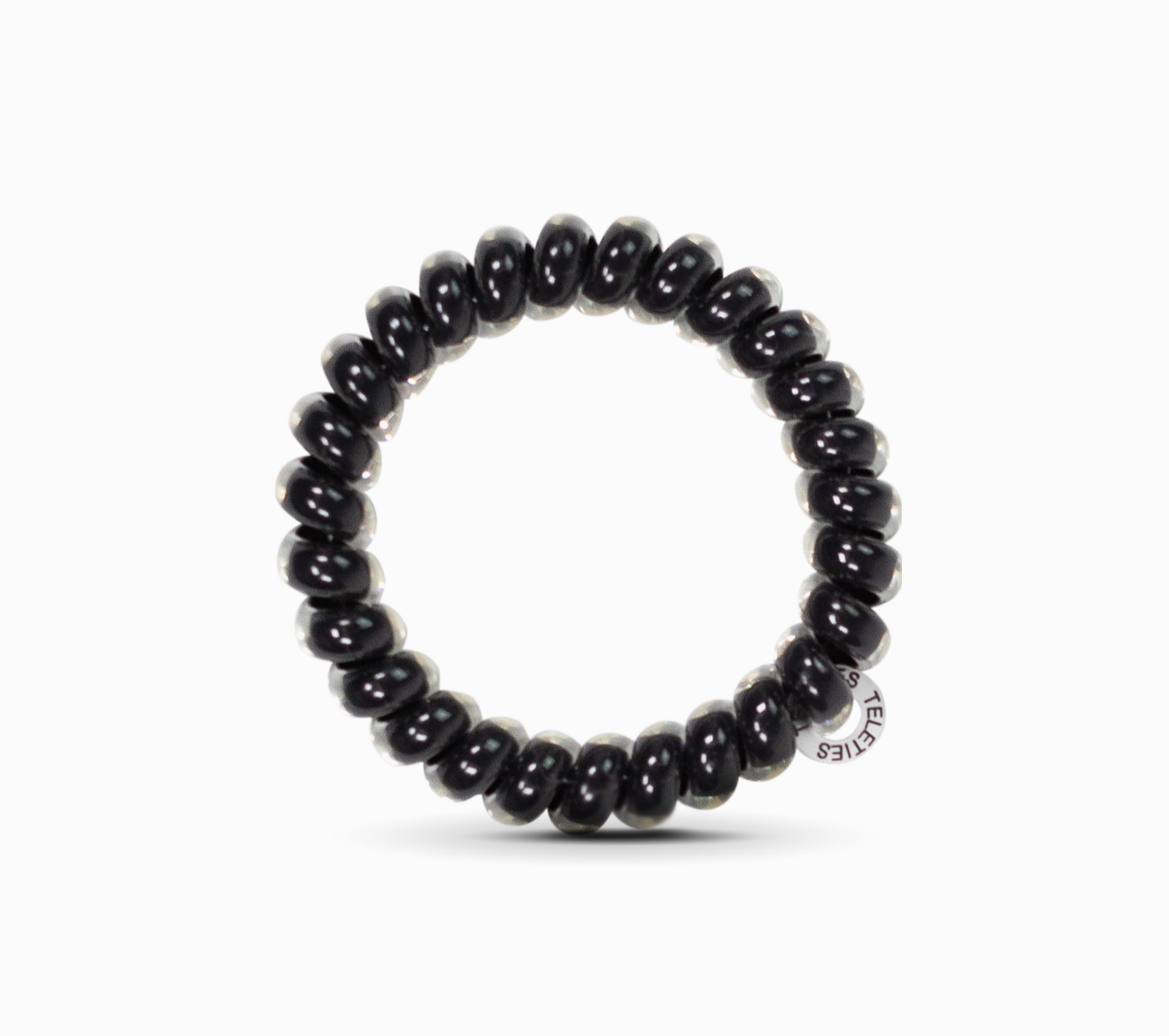 Spiral Hair Coils/Ties - Jet Black