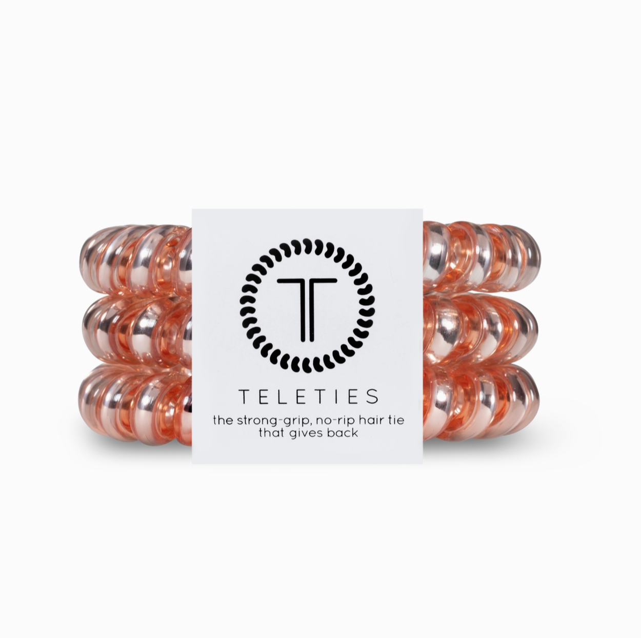 Spiral Hair Coils/Ties - Millenial Pink